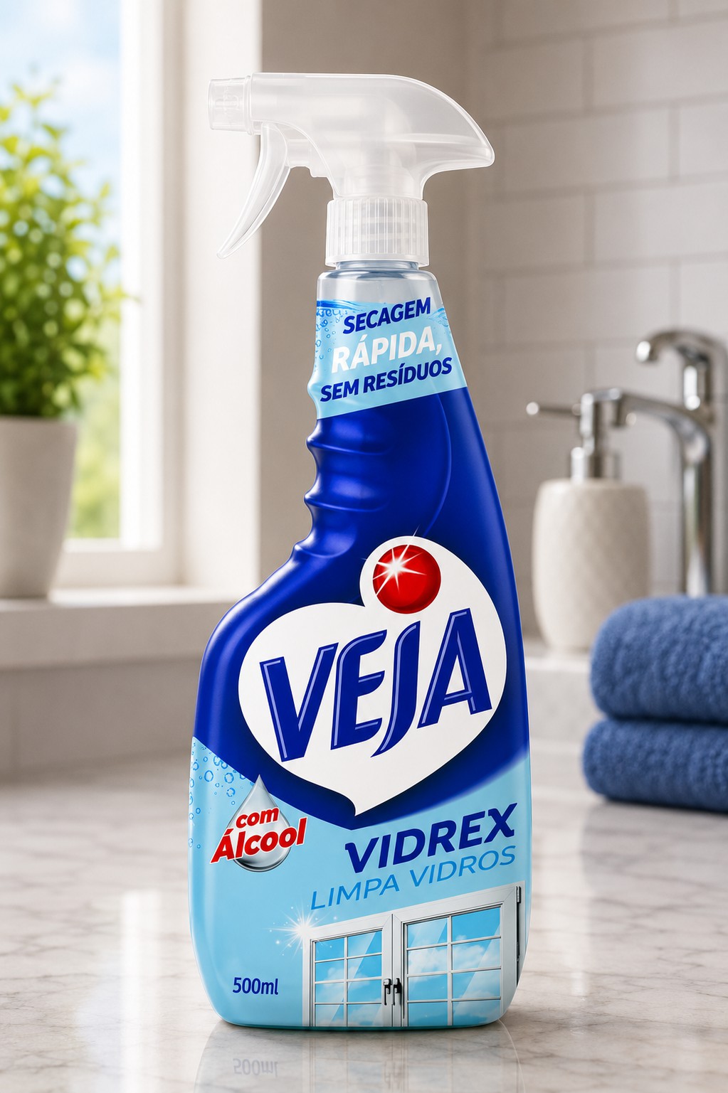 Veja Vidrex com Álcool
